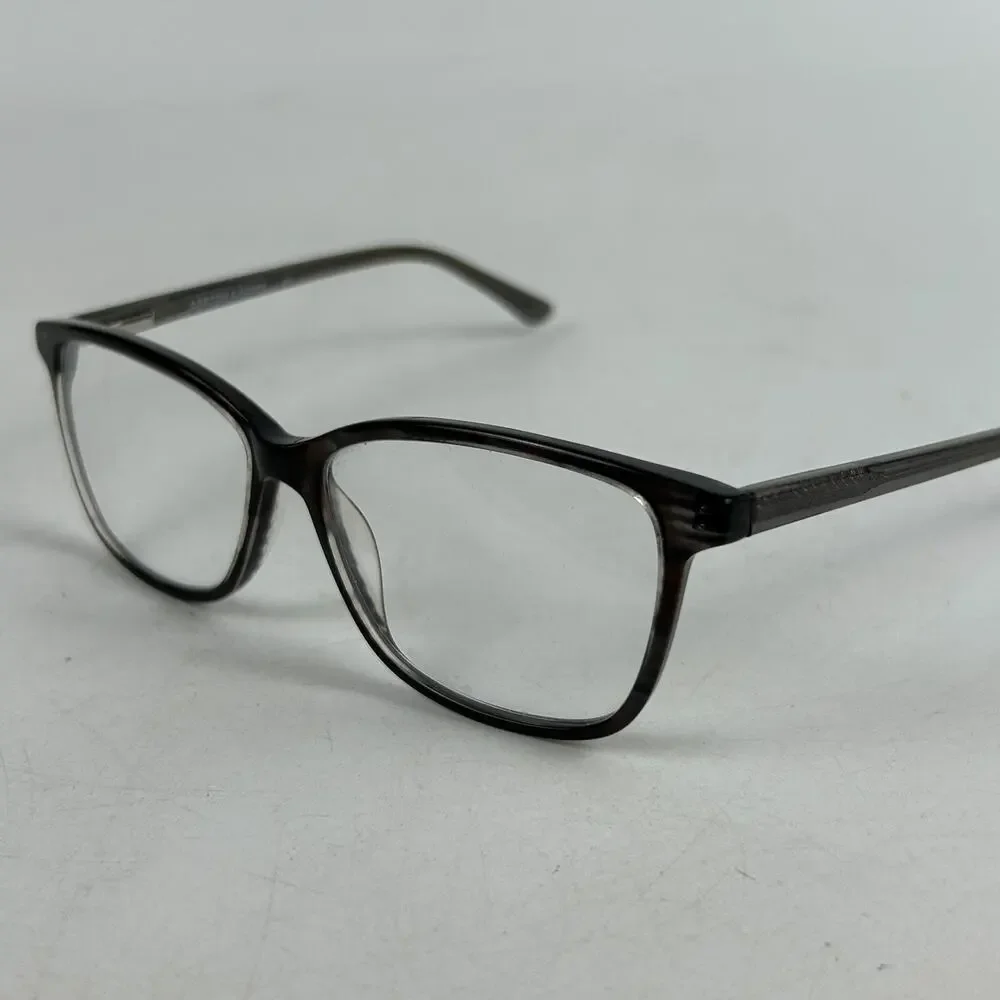 Lenton & Rusby LR5007 Eyeglasses Womens Black Gray Square‎ Frames 54-14-135